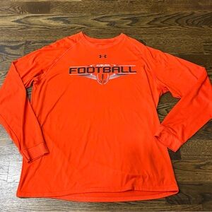 Under Armour Men's Orange Auburn Football Shirt size XLG